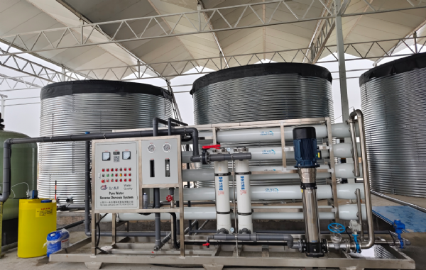 四川峨眉山智慧農業水處理設備20T單級反滲透