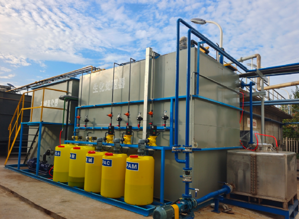 200T中水回用設備安裝調試完成