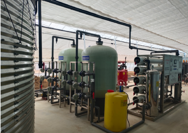 青島10T級單級反滲透安裝調試完成