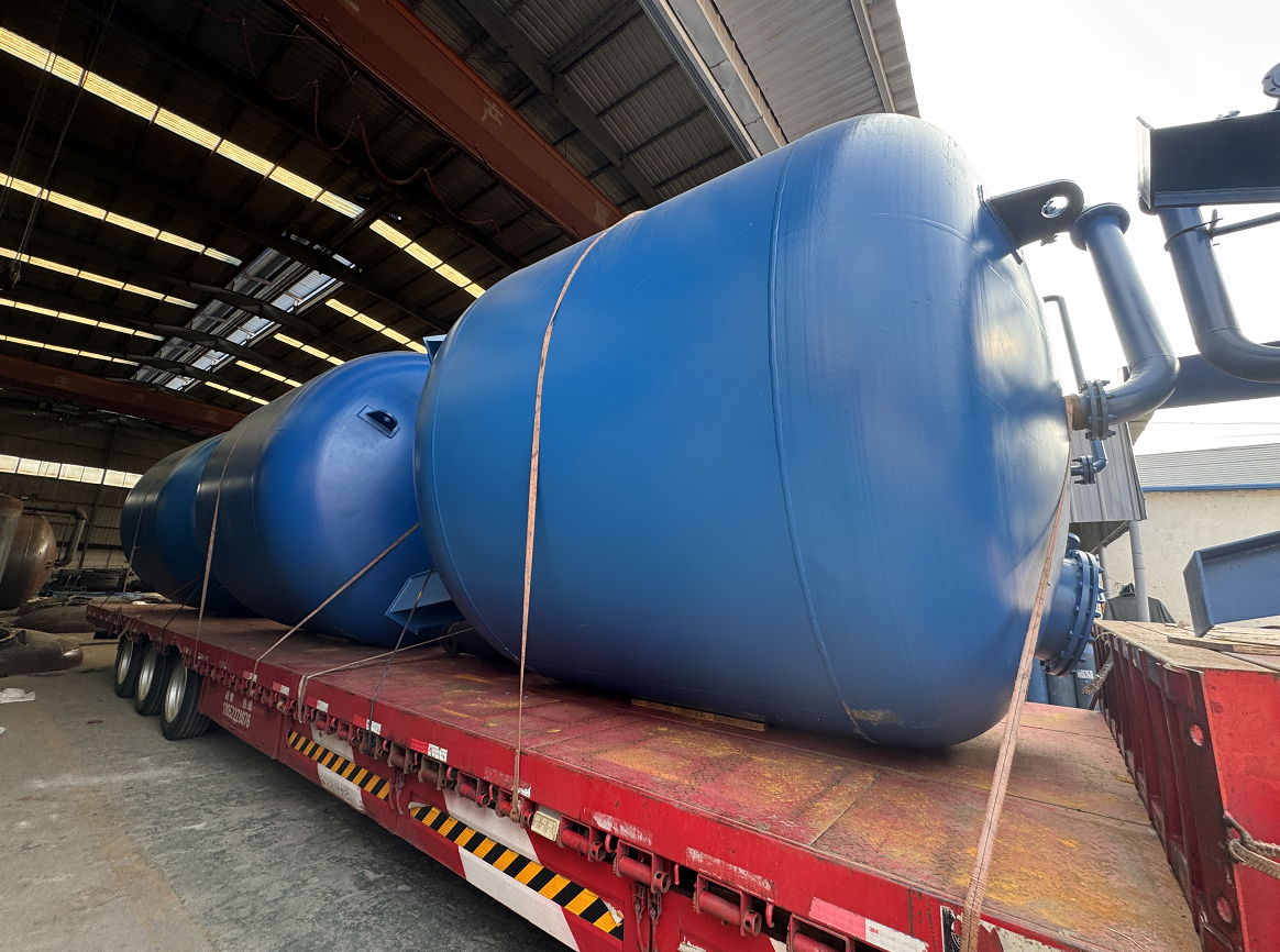 【川一股份】150T過濾+150T軟化設備裝車發往新疆庫爾勒市